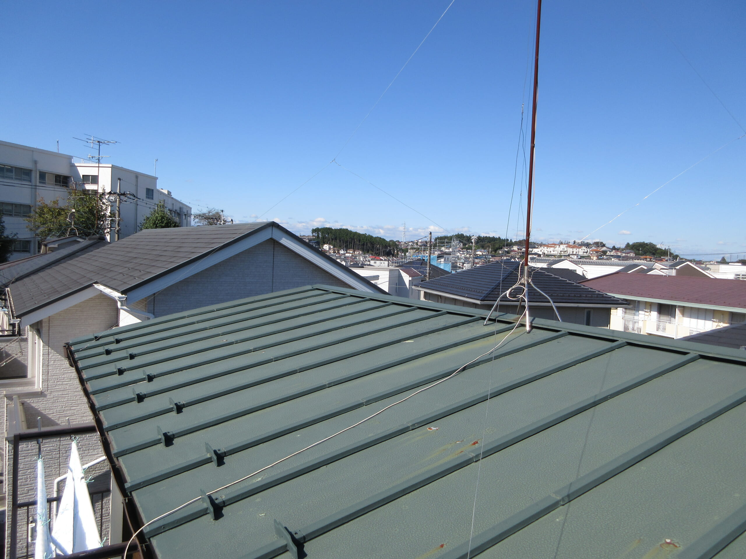 横浜市旭区の屋根、一部鉄部工事
