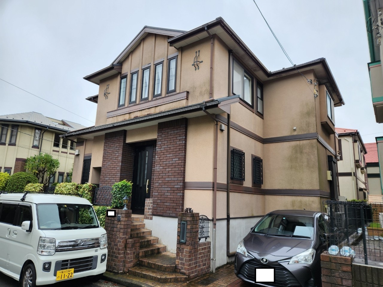 横浜市金沢区の外壁、屋根、付帯部塗装、コーキング、バルコニー床防水工事